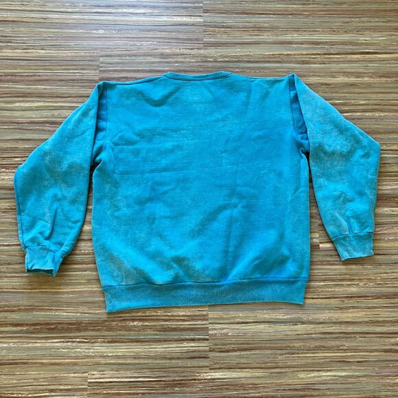 Whistler Blackcomb Sweatshirt Top Blue Tie Dye Vintage 90s Made in Canada - Picture 7 of 7